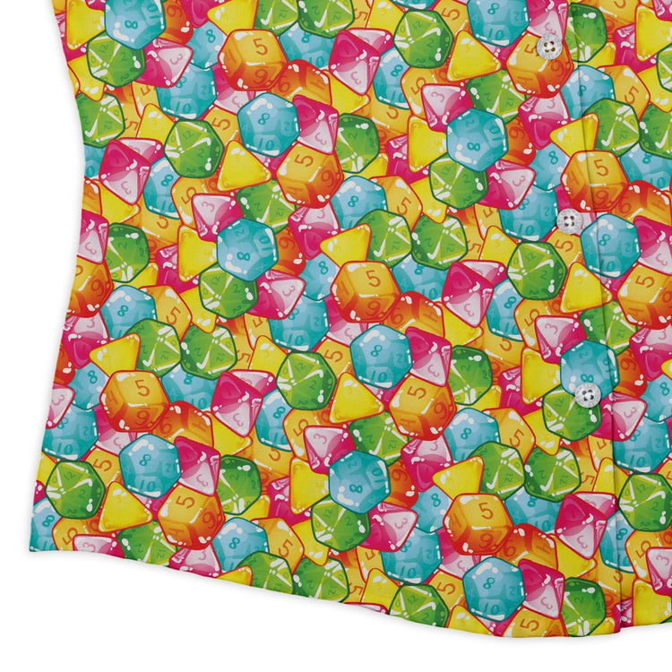 Nerdy DND Gummies Curvy Button Up Shirt
