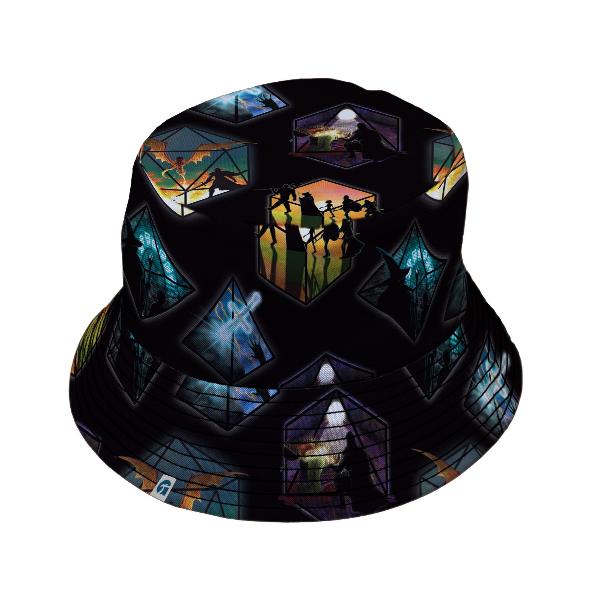 Dnd Party Campaign Bucket Hat Geek Nerd Designs by Nathan dnd & rpg print lx - B