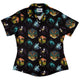 Dnd Party Campaign Curvy Button Up Shirt Geek Nerd Designs by Nathan dnd & rpg print q225