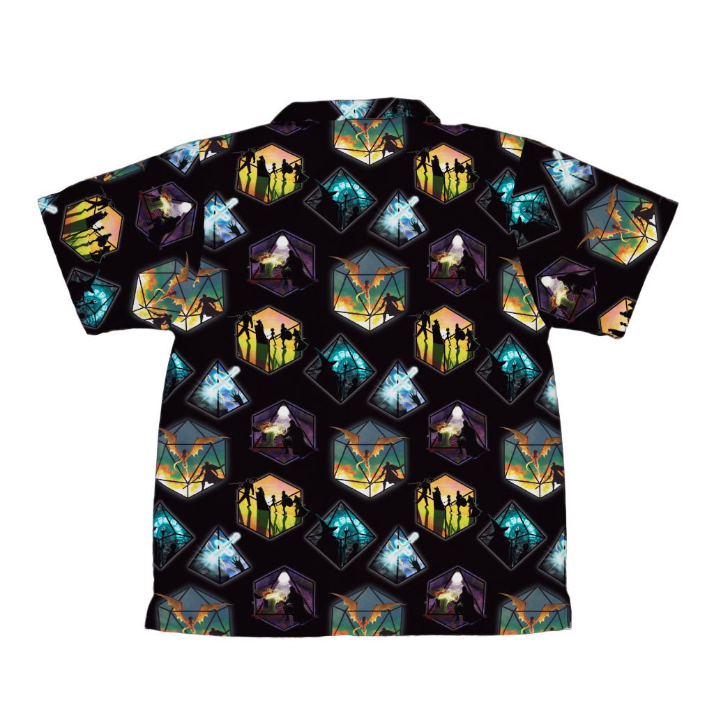 Dnd Party Campaign Youth Hawaiian Shirt Geek Nerd Designs by Nathan dnd & rpg print q225