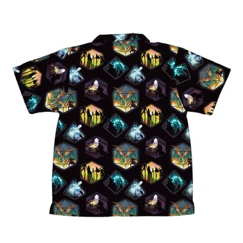 Dnd Party Campaign Youth Hawaiian Shirt Geek Nerd Designs by Nathan dnd & rpg print q225