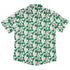 Dnd Santa Hat Dragons Button Up Shirt Geek Nerd adult sizing Christmas Print Design by Heather Davenport