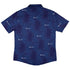 DND Space Dice Holiday Button Up Shirt Geek Nerd adult sizing Christmas Print