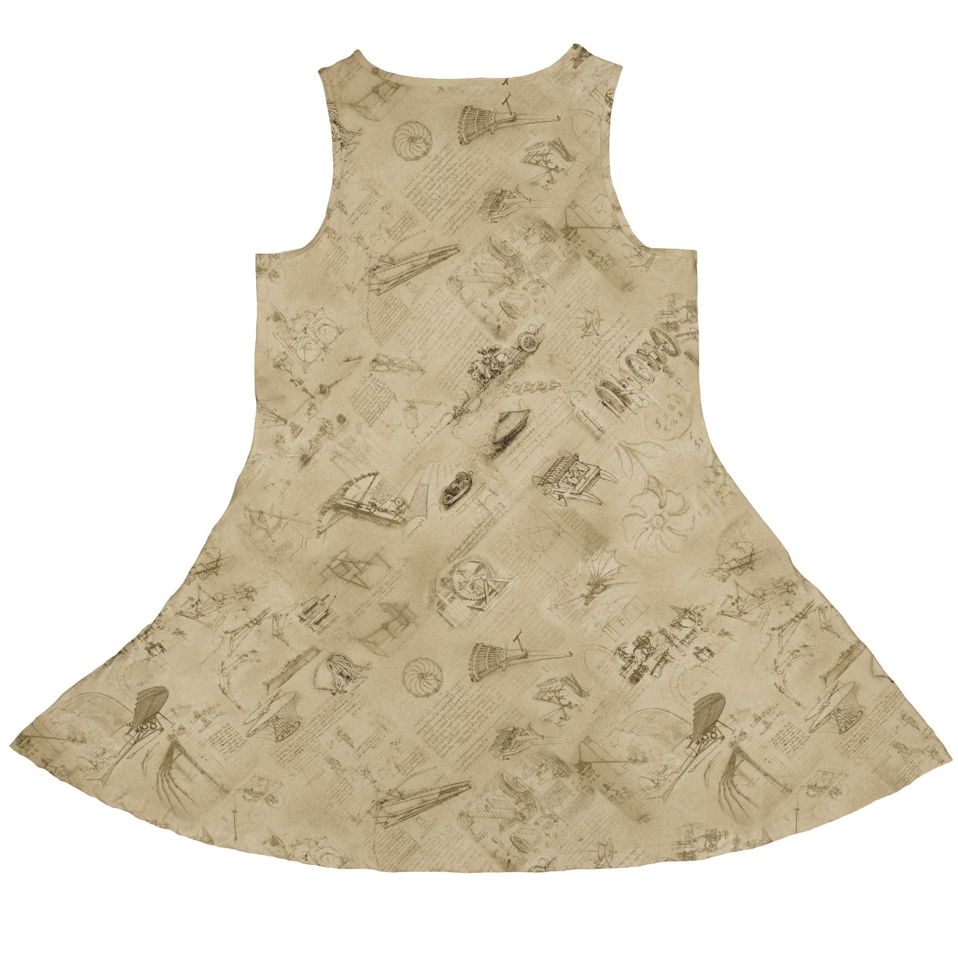 Da Vinci Mechanical Marvels Dress Geek Nerd Designs by Nathan lx - C Q3