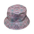 Dainty Bows Moon Garden Bucket Hat Gray Stitching