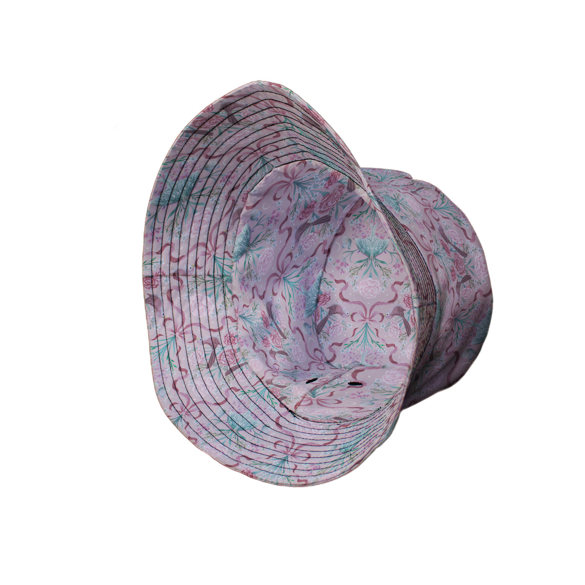 Dainty Bows Moon Garden Bucket Hat Side View