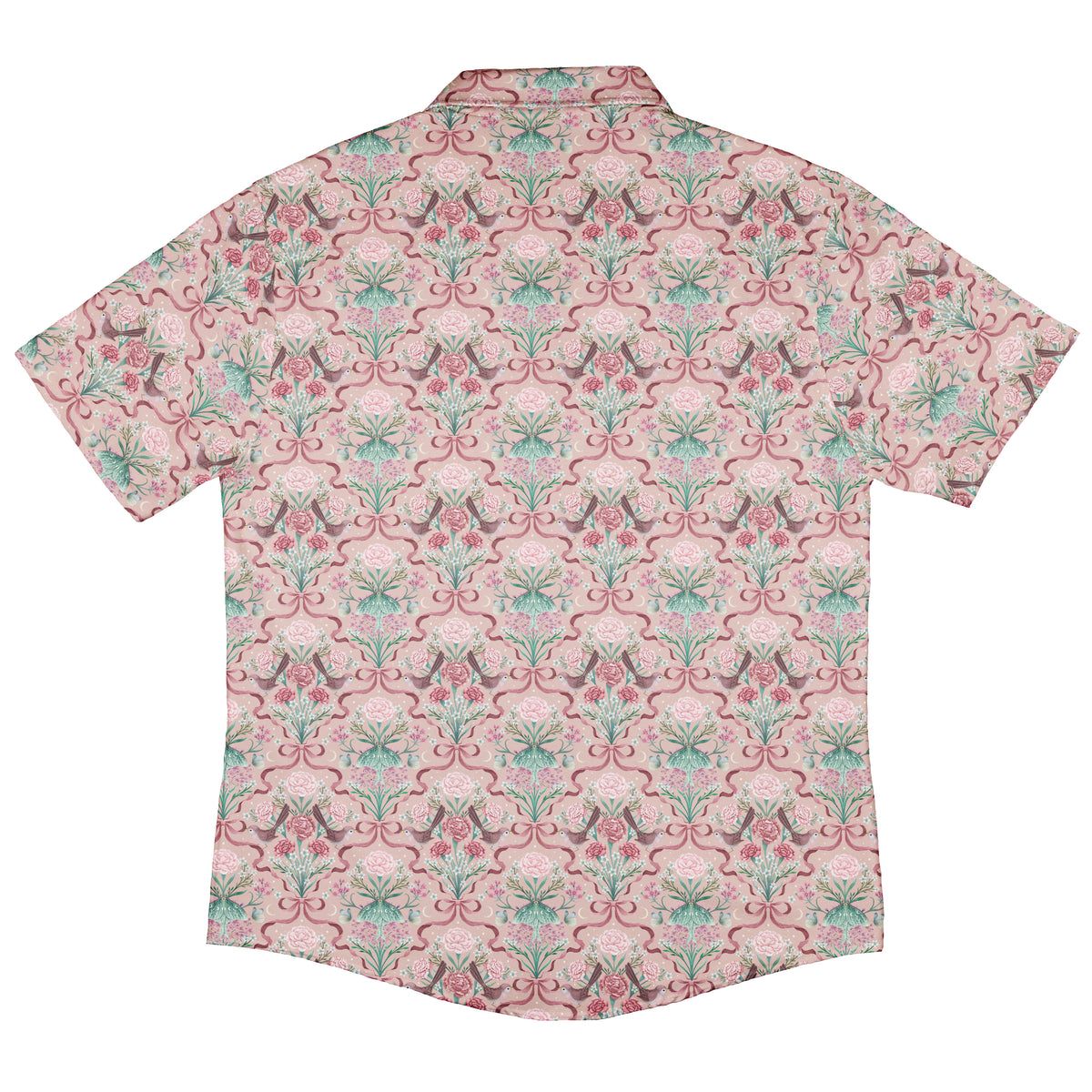 Dainty Bows Moon Garden Button Up Shirt Back