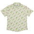 Dangos Matcha Green Button Up Shirt Flat Front