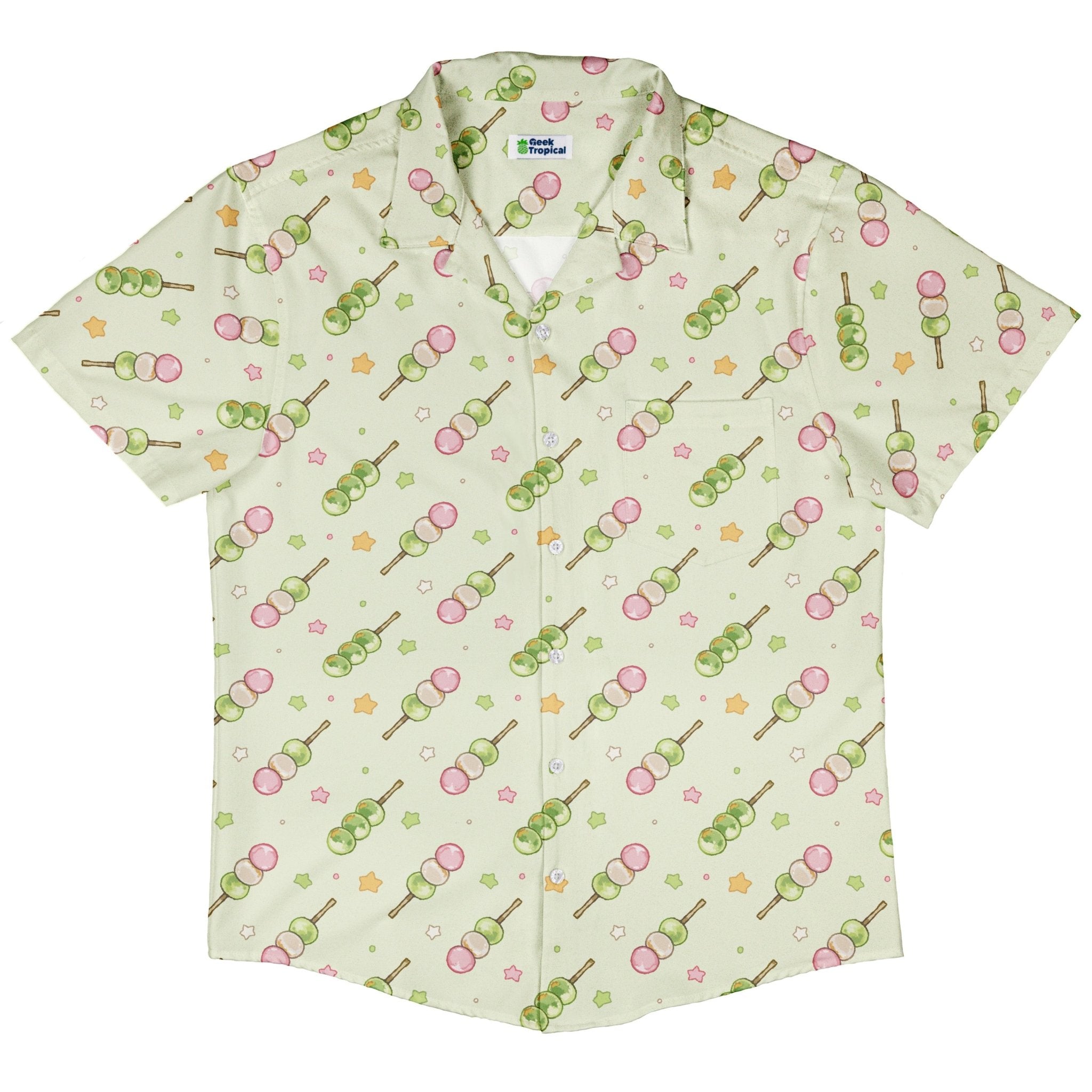 Dangos Matcha Green Button Up Shirt 5