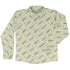 Dangos Matcha Green Long Sleeve Button Up Shirt front