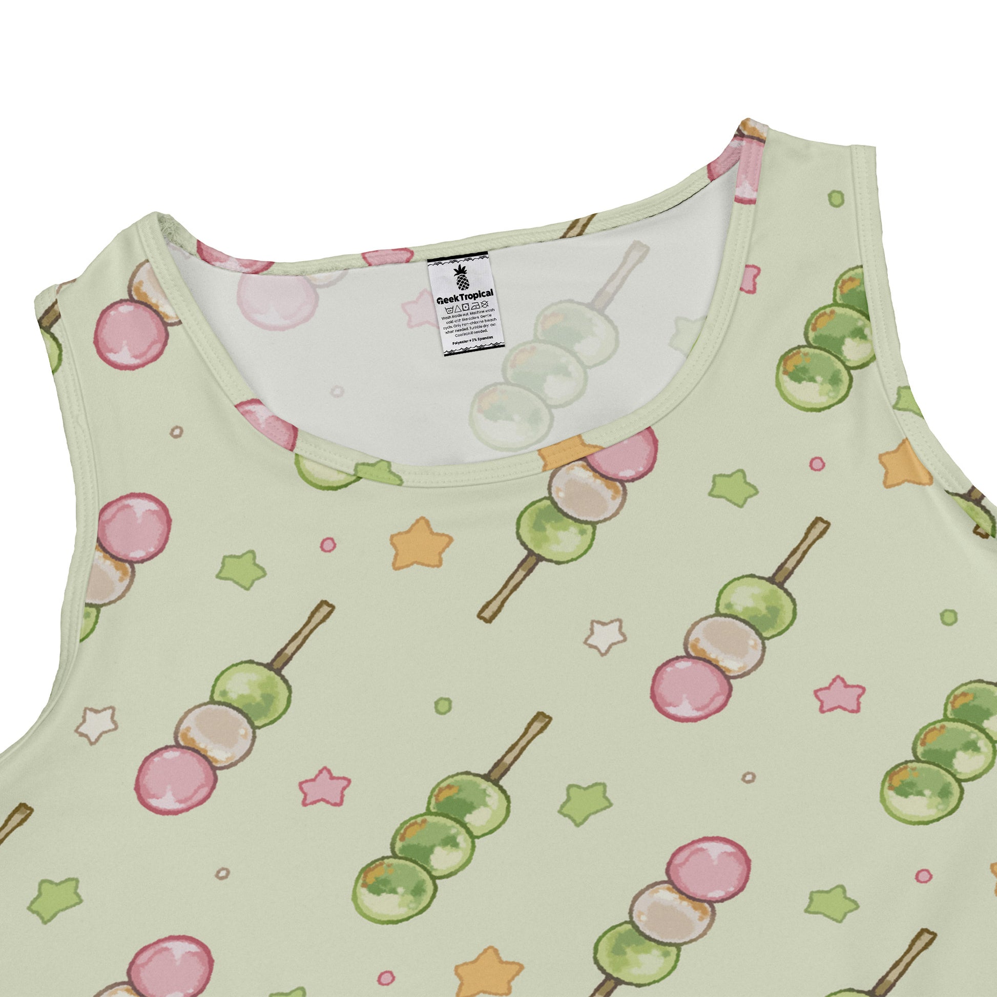 Dangos Matcha Green Sleeveless Dress close front