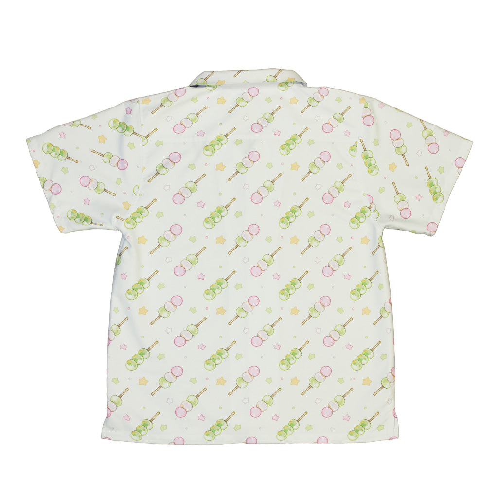 Dangos Matcha Green Youth Hawaiian Shirt Back