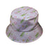 Dangos Strawberry Pink Bucket Hat Black Stitching