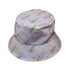 Dangos Strawberry Pink Bucket Hat Gray Stitching