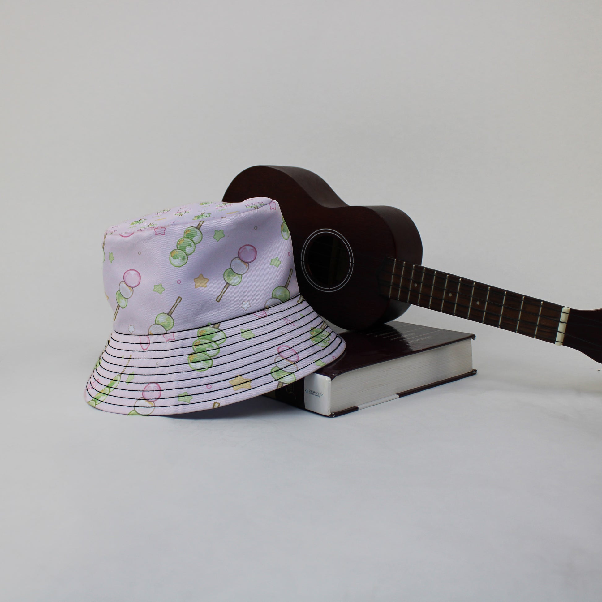 Dangos Strawberry Pink Bucket Hat Lifestyle