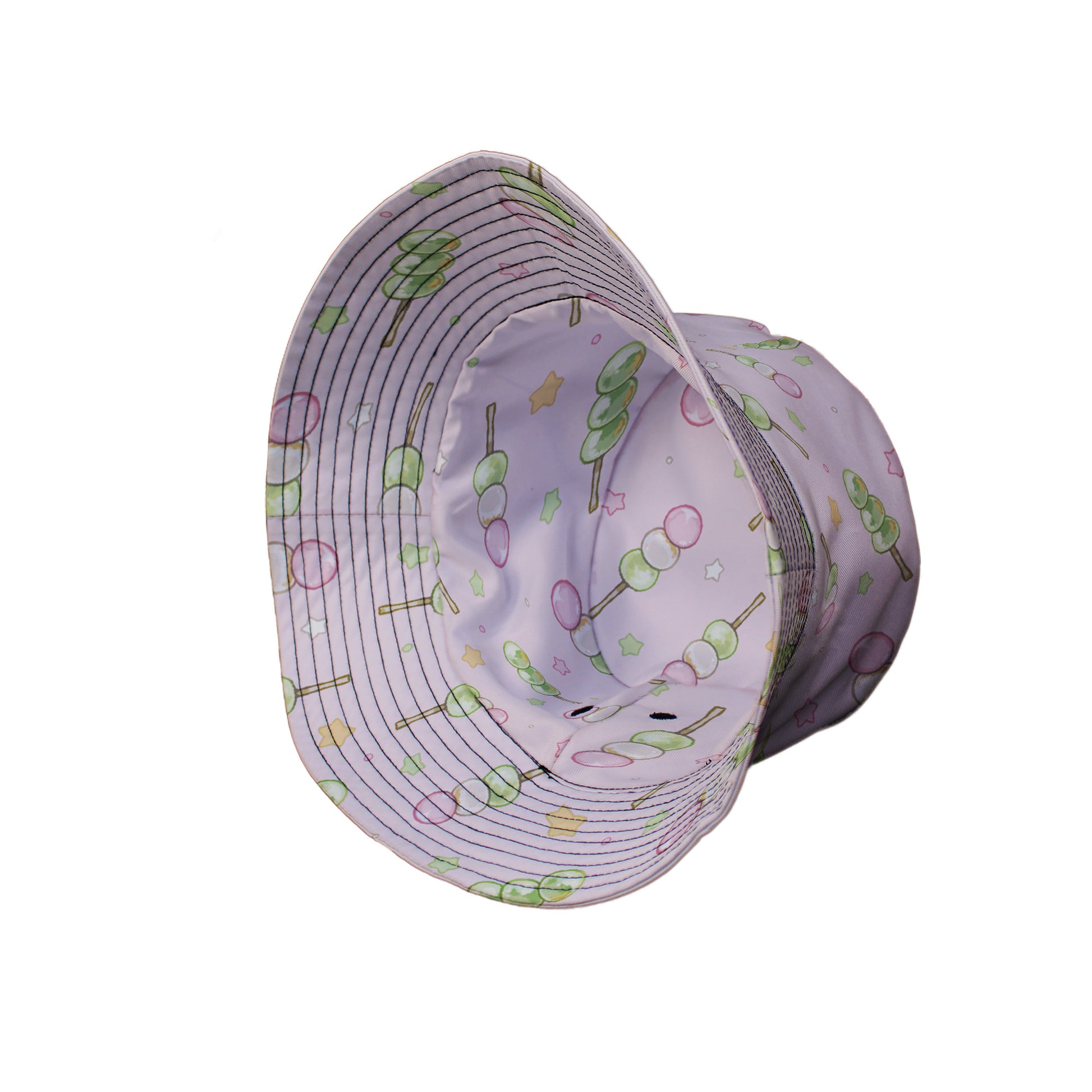 Dangos Strawberry Pink Bucket Hat Side View