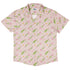 Dangos Strawberry Pink Button Up Shirt Hawaiian Front