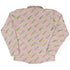 Dangos Strawberry Pink Long Sleeve Button Up Shirt back