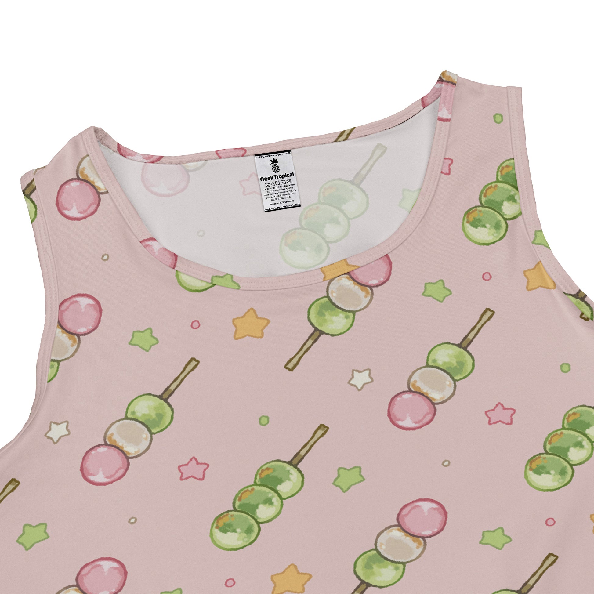 Dangos Strawberry Pink Sleeveless Dress close front