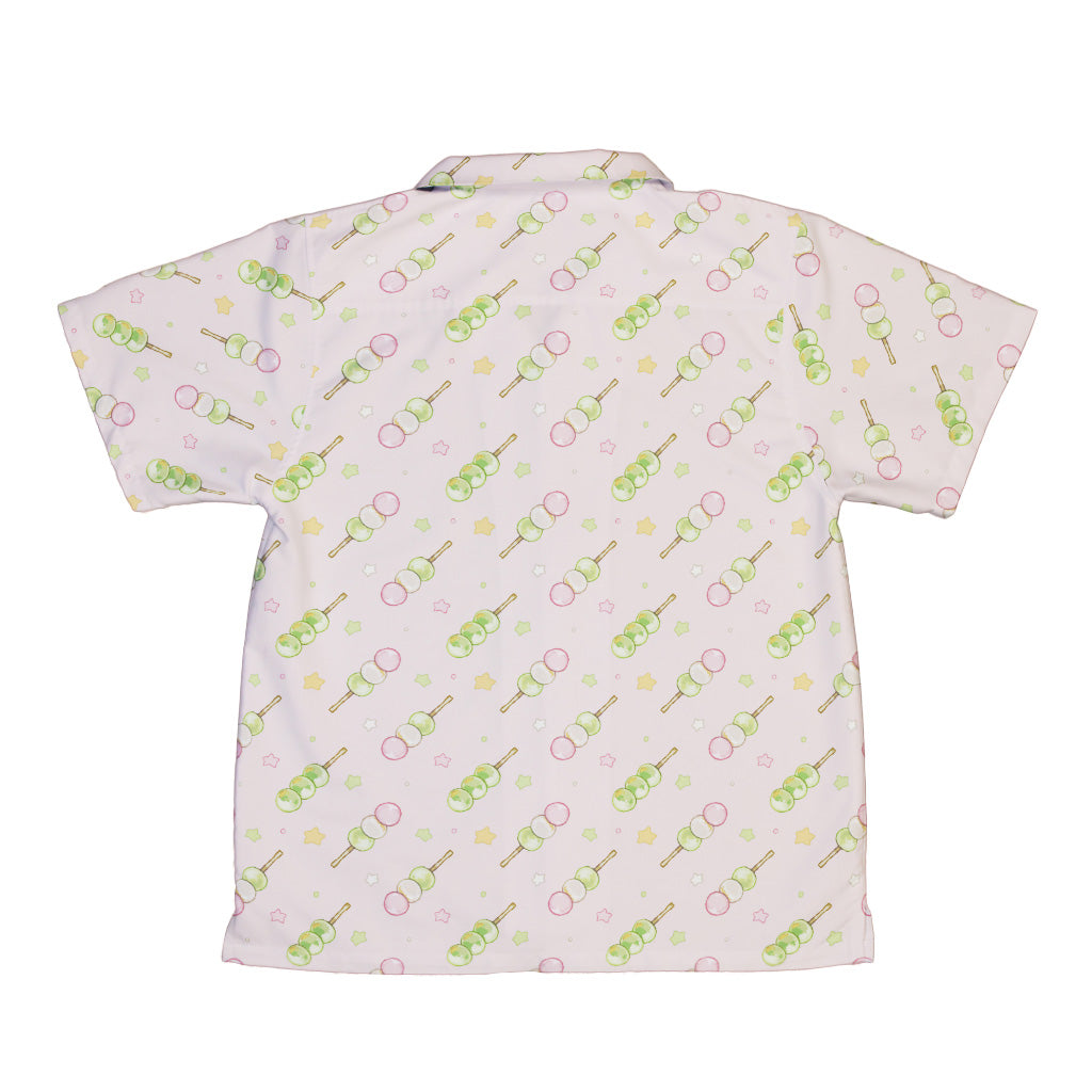 Dangos Strawberry Pink Youth Hawaiian Shirt Back