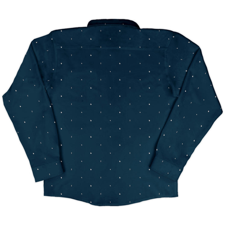 Dark Mouse Long Sleeve Button Up Shirt Geek Nerd adult sizing computer print Design by Claire Murphy