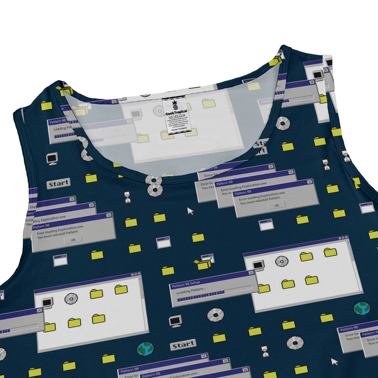 Dark Pattern98 Dress Geek Nerd computer print Design by Claire Murphy lx - C