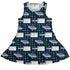 Dark Pattern98 Dress Geek Nerd computer print Design by Claire Murphy lx - C