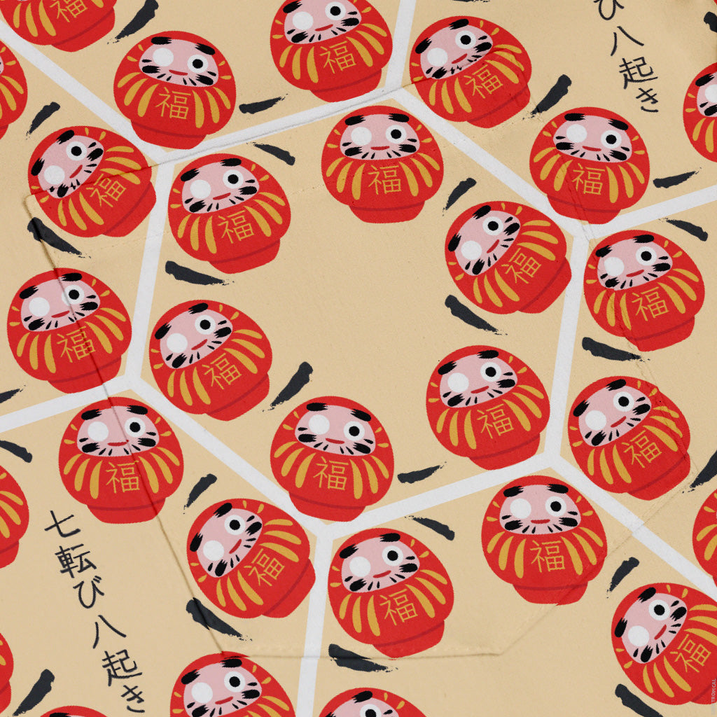 Daruma Dash Button Up Shirt Pocket