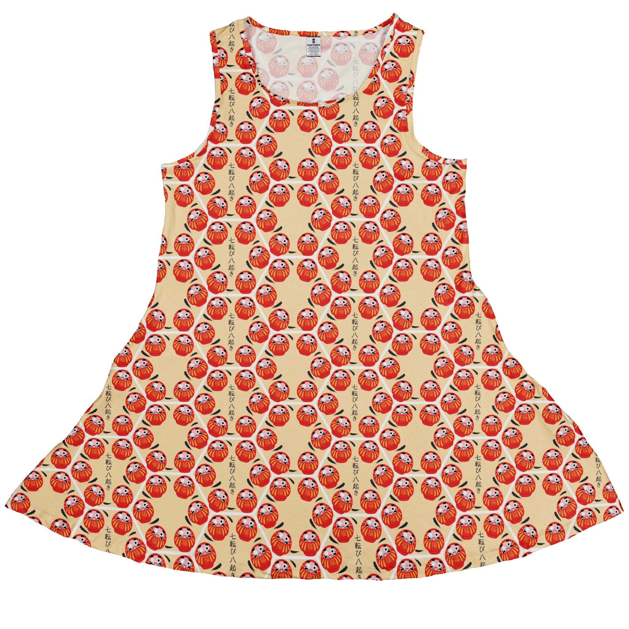 Daruma Dash Sleeveless Dress 1