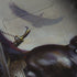 Death Dealer Button Up Shirt - adult sizing - Design by Frank Frazetta - Fantasy Prints