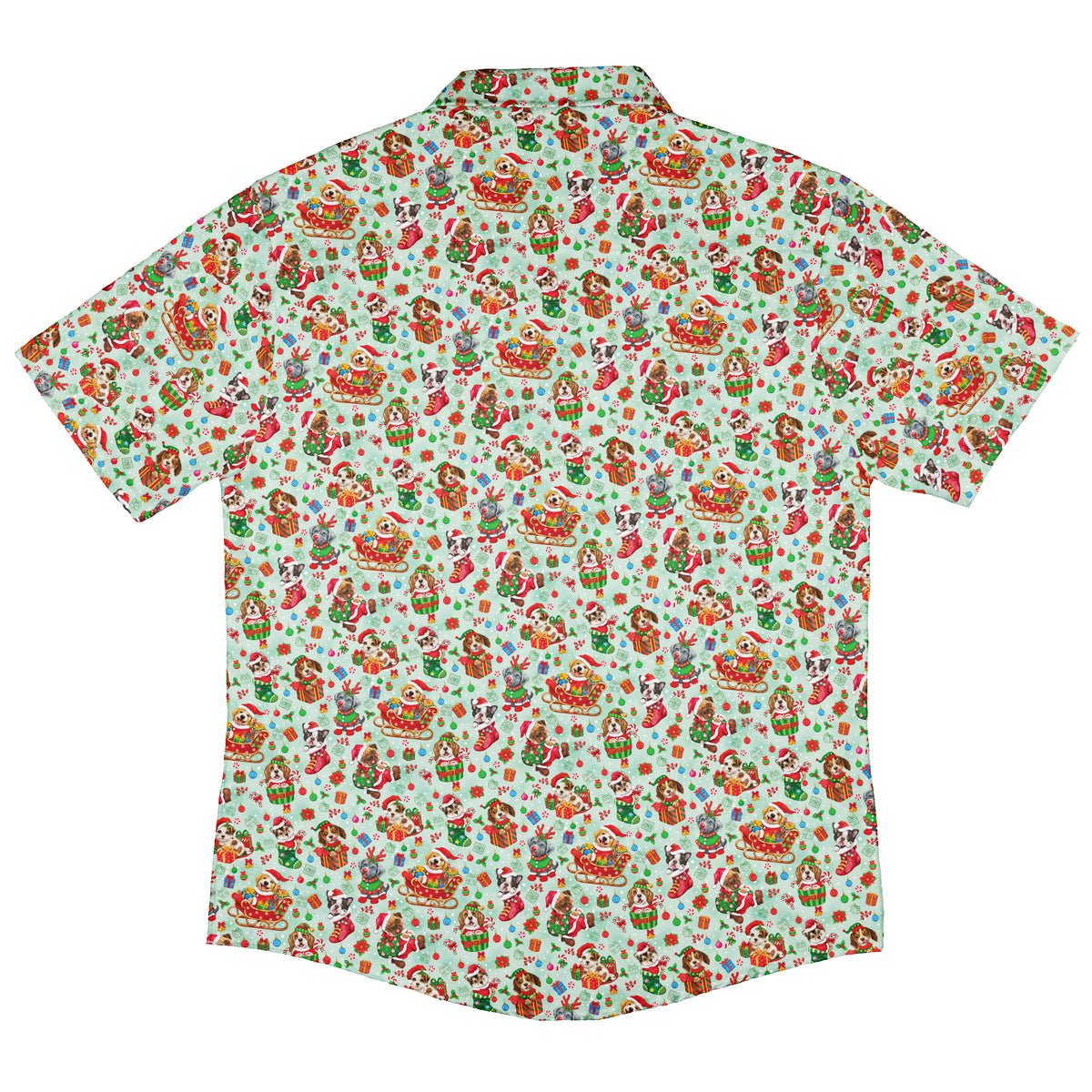 Deck the Paws Button Up Shirt Back