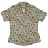 Deck the Paws Curvy Button Up Shirt womens front