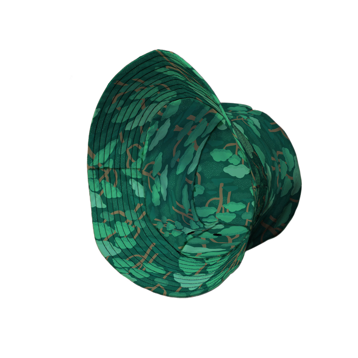 Dense Rainforest Bucket Hat Side View