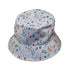 Desert Biodiversity Bucket Hat Gray Stitching