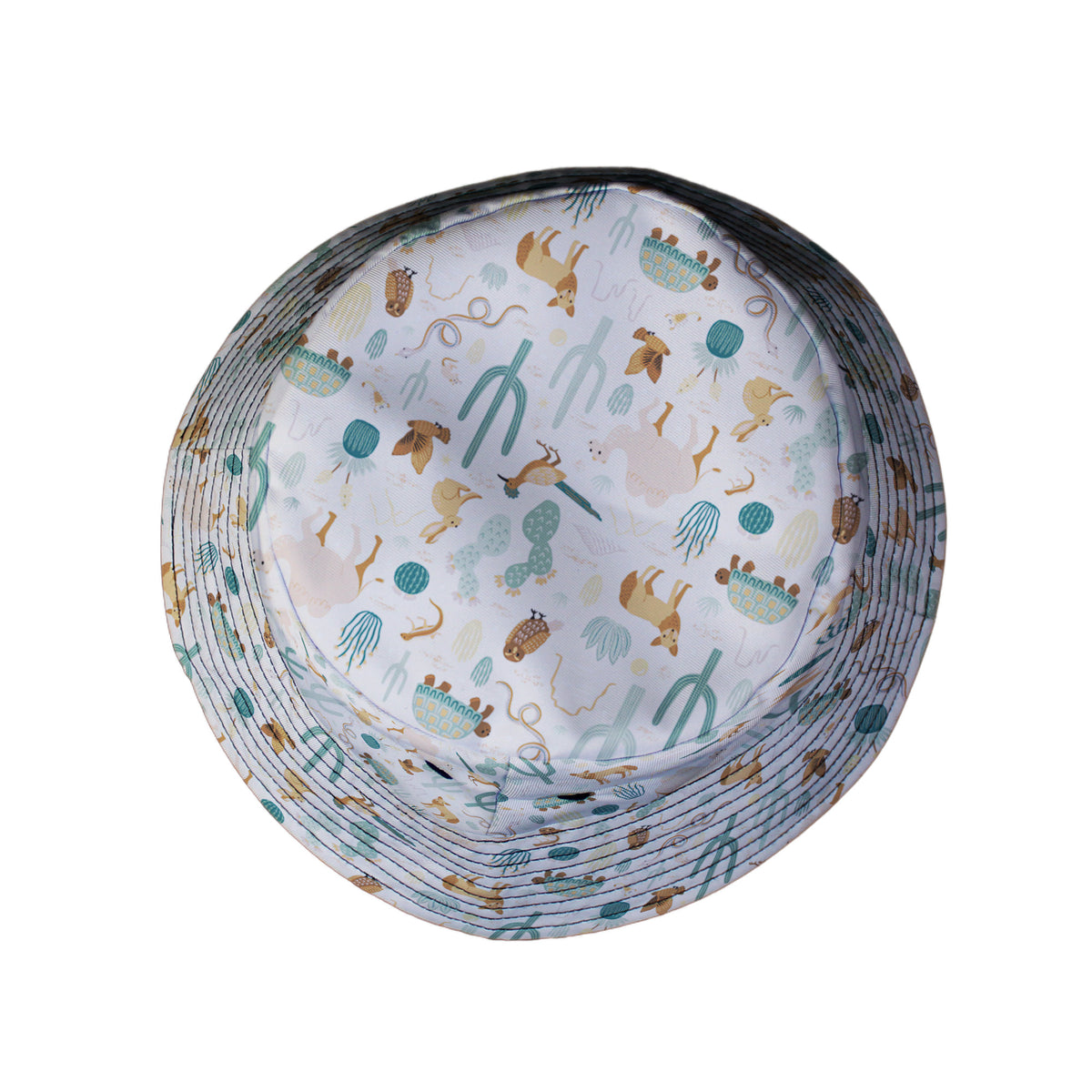 Desert Biodiversity Bucket Hat Top View