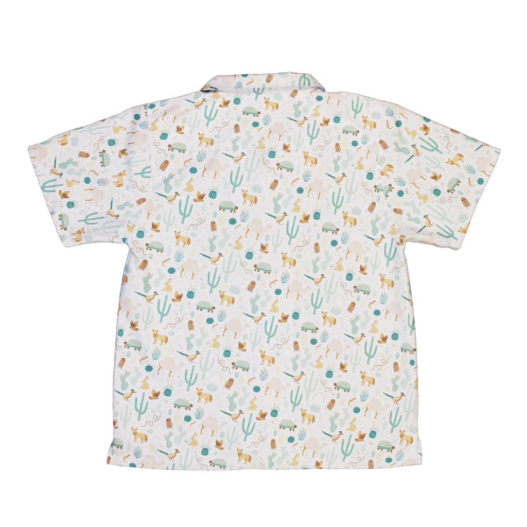 Desert Biodiversity Youth Hawaiian Shirt Back