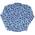 Deviant Polygons Long Sleeve Button Up Shirt Geek Nerd adult sizing Design by Claire Murphy FLOW DESC WRITING