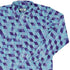 Deviant Polygons Long Sleeve Button Up Shirt Geek Nerd adult sizing Design by Claire Murphy FLOW DESC WRITING