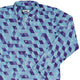 Deviant Polygons Long Sleeve Button Up Shirt Geek Nerd adult sizing Design by Claire Murphy FLOW DESC WRITING