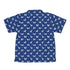 Diamond Lattice Cats Blue Youth Hawaiian Shirt Back