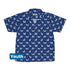 Diamond Lattice Cats Blue Youth Hawaiian Shirt Front