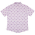 Diamond Lattice Cats Lilac Button Up Shirt Back