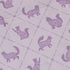 Diamond Lattice Cats Lilac Button Up Shirt Pocket