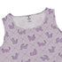 Diamond Lattice Cats Lilac Sleeveless Dress close front
