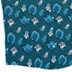 Dice Critters Blue Monochrome Button Up Shirt - adult sizing - Animal Patterns - Designed by Rose Khan