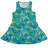 Dino Beach Party Dress Geek Nerd Designs by Nathan dinosaur print lx - C