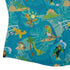 Dino Beach Party Curvy Button Up Shirt Geek Nerd Designs by Nathan dinosaur print Q3