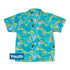 Dino Beach Party Youth Hawaiian Shirt - Designs by Nathan - dinosaur print - Q3
