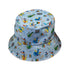 Dino School Bucket Hat Geek Nerd Design by Zirkus Design dinosaur print lx - B