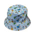 Dino School Bucket Hat Geek Nerd Design by Zirkus Design dinosaur print lx - B